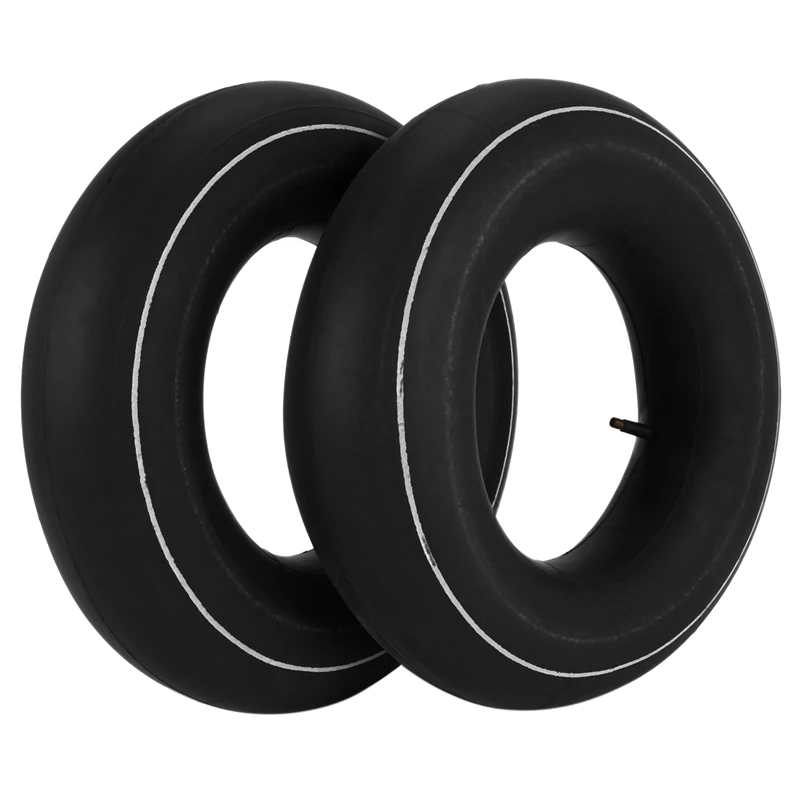 2 Pack 4.80/4.00-8 inch Inner Tubes for Mowers, Hand Trucks, Wheelbarrows, Carts and More