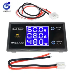 DC 0-100V 10A wyświetlacz cyfrowy woltomierz LCD amperomierz napięcie prądu miernik mocy Tester wykrywacz napięcia 12V 24V 36V 1000W