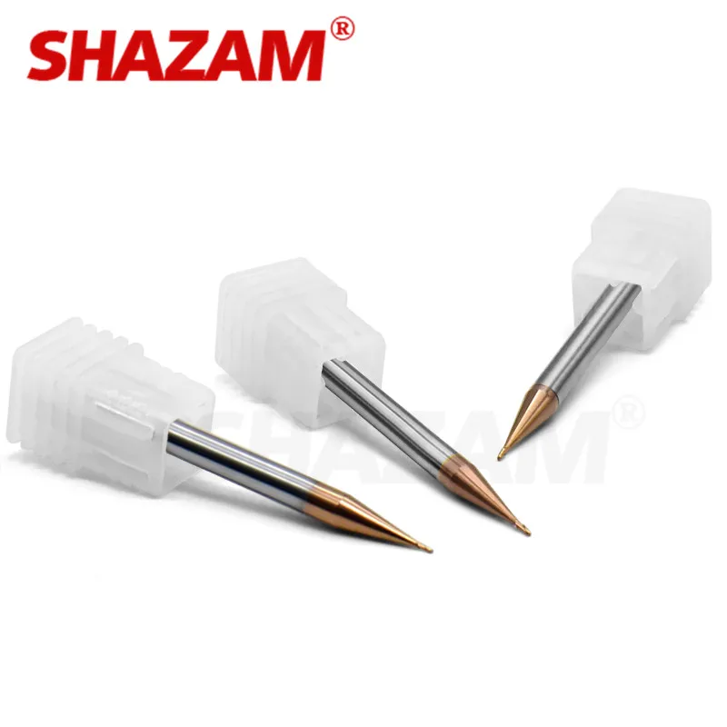 Tungsten Coated Steel Milling Cutter Small Diameter Ball Nose End Mills Alloy Diamete Carbide Machining Cutting Tools For Metal