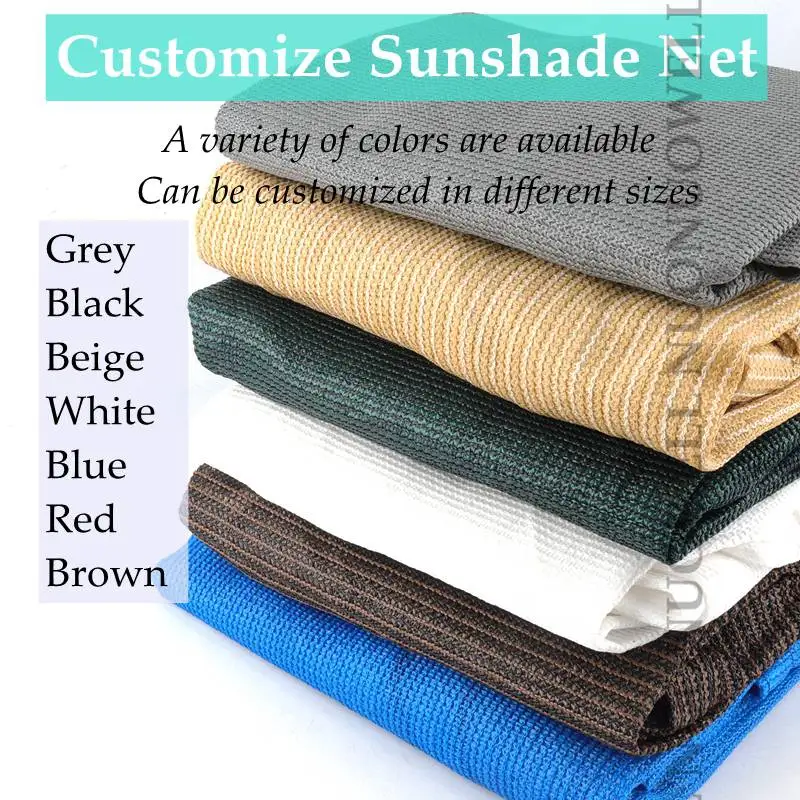 Triangle Sunshade Customize Size HDPE Anti-UV Courtyard Shading Net Retainer Sets And Accessories For Sunshade Net Used