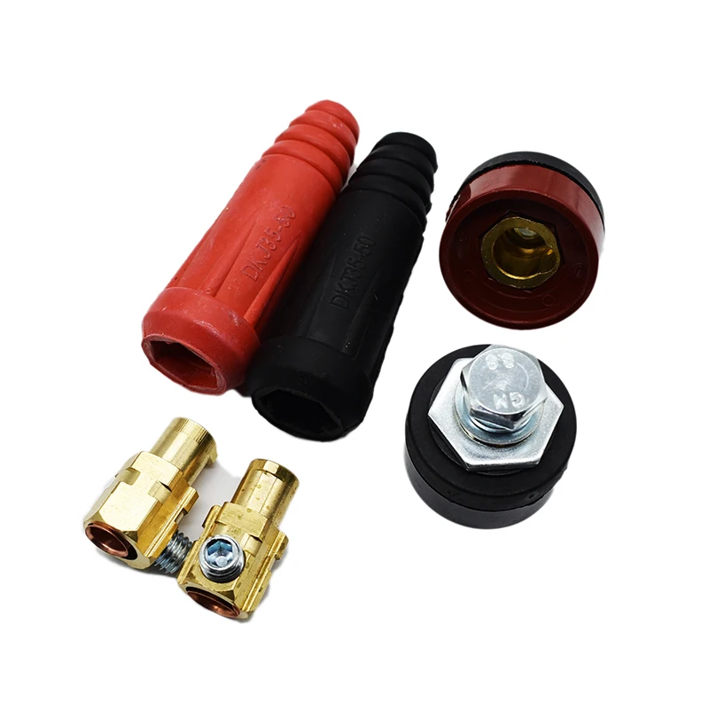 Rapid Fitting Europe Welding Machine Cable Connector DKJ 10-25 35-50 50-70 Quick Connector Welding Machine Plug Socket