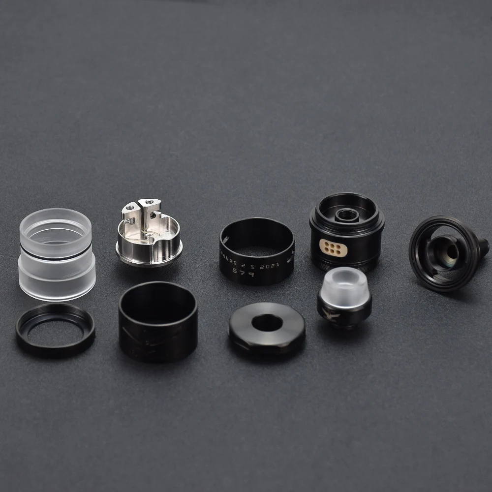 Coolvape بخار العملاق Kronos 2 S 2021 هيئة الطرق والمواصلات 316 SS 23 مللي متر 6.0 مللي إعادة البناء خزان رذاذ بخاخ vs Kayfun لايت زائد