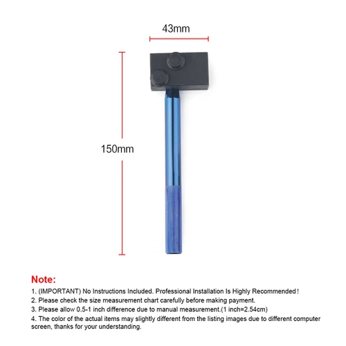 Imagen 2 del producto Herramienta de abocardado de tuberías de freno profesional, herramienta de escariado de tuberías de aceite de freno de automóvil In Situ de uso de 3/16""
