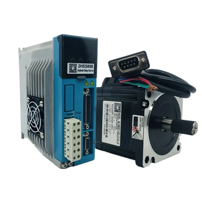 2 phase hybrid closed loop stepper motor 86J18118EC-1000-LS-14 + 2HSS858 driver 12N.m NEMA34 10mm cable