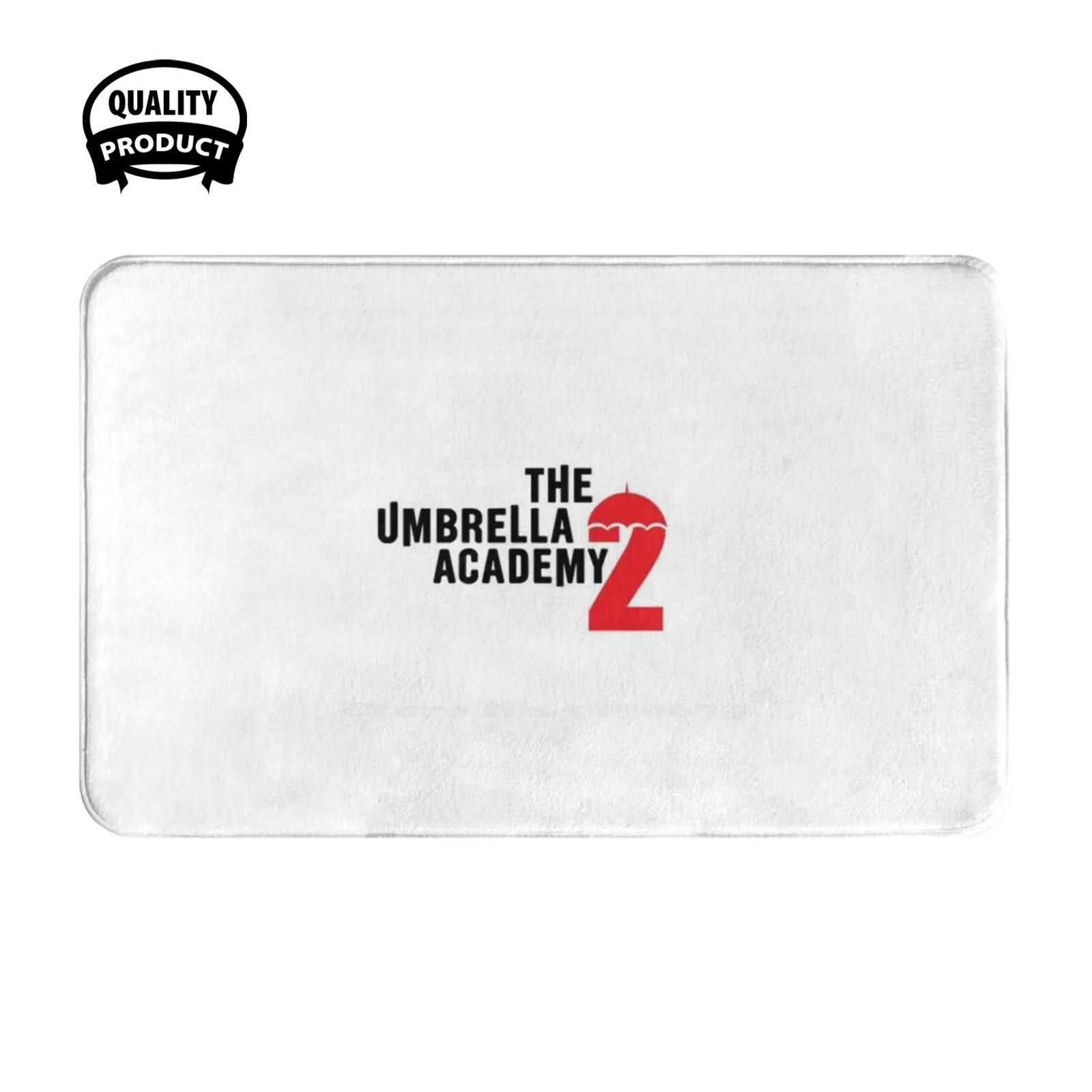 The Umbrella Academy - Season 2 Soft Cushion Home Carpet Door Mat Car Rug Umbrella Academy Show Series Red Black Season Two