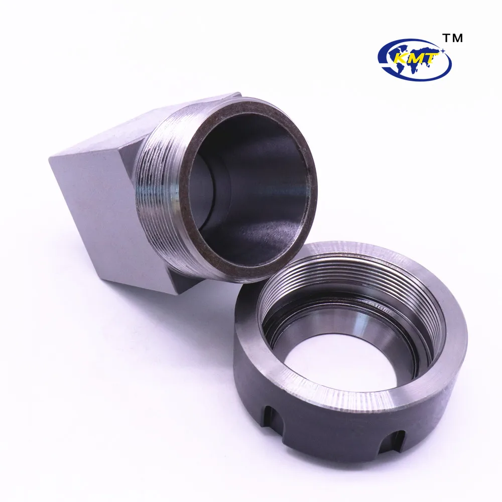 Imagem -06 - Praça Chuck Assento para Torno Cnc Aço Duro Primavera Collet Máquina de Gravura Perfuração do Furo Cruzado Chuck Block Er25 Er32 Er40 1pc