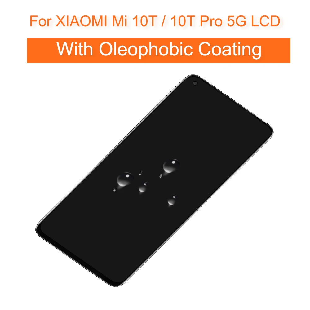 6.67 inch AAA Quality Screen For Xiaomi Mi 10T Pro 5G LCD Display Touch Screen Replace LCD For Xiaomi Mi10T 10T Pro Display