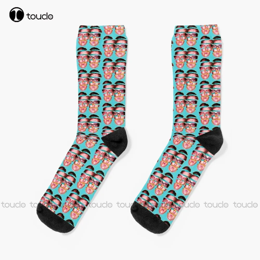 

Tim And Eric Are Spaghetti Heads Socks Red Socks Unisex Adult Teen Youth Socks Personalized Custom 360° Digital Print