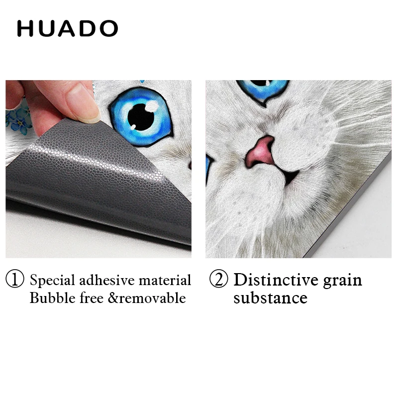 Cute Cat Pattern Sticker for 15inch Laptop Skin Removable 17 13 14 Notebook Sticker PC Decal for Xiaomi pro/Mac air/Toshiba/HP