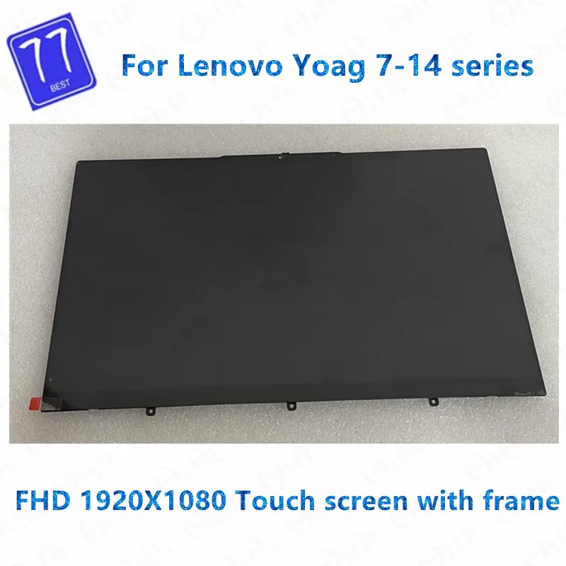 

ЖК-монитор для Lenovo Yoga 7-14 Series Yoga 7-14IIL05 4ITL5 82BH, сенсорный ЖК-экран с цифровым преобразователем для ноутбука, замена в сборе