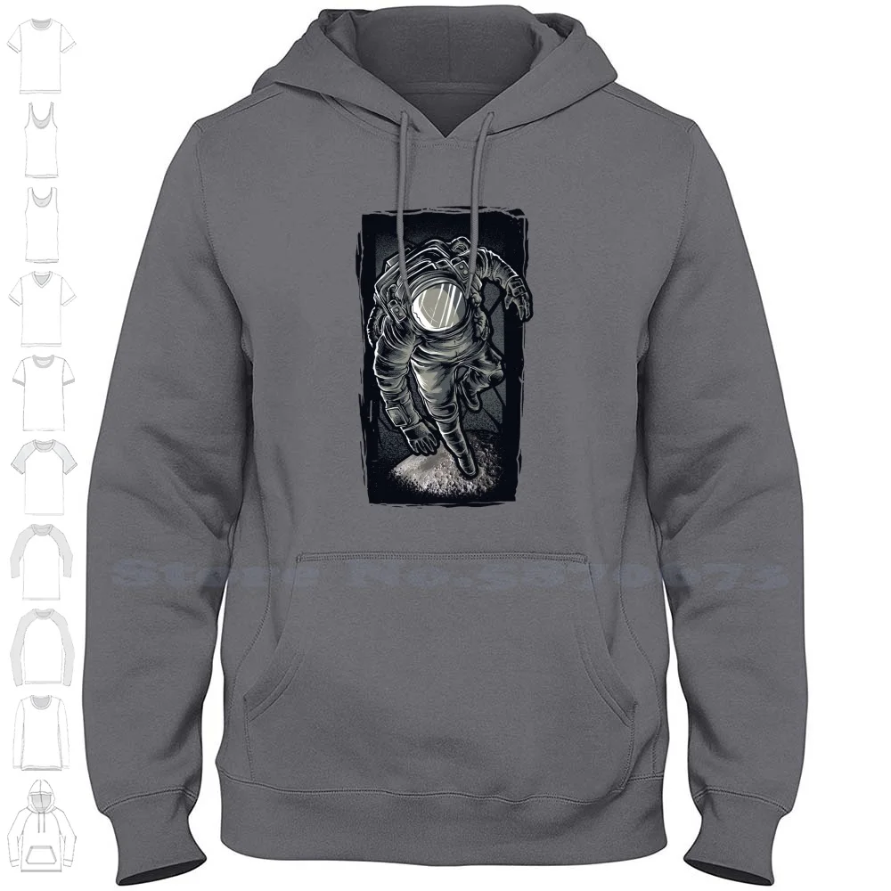 Astronaut Moon Walking Space Exploration Streetwear Sport Hoodie Sweatshirt Astronaut Moon Walking Space Exploration Astronaut