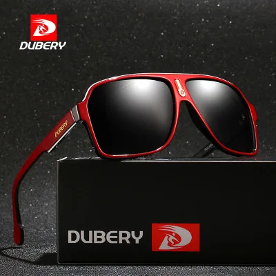 DUBERY Brand Design Polarized Sunglasses Men Driving Shades Male Retro Sun Glasses For Men Summer Mirror Goggle  Oculos d103no