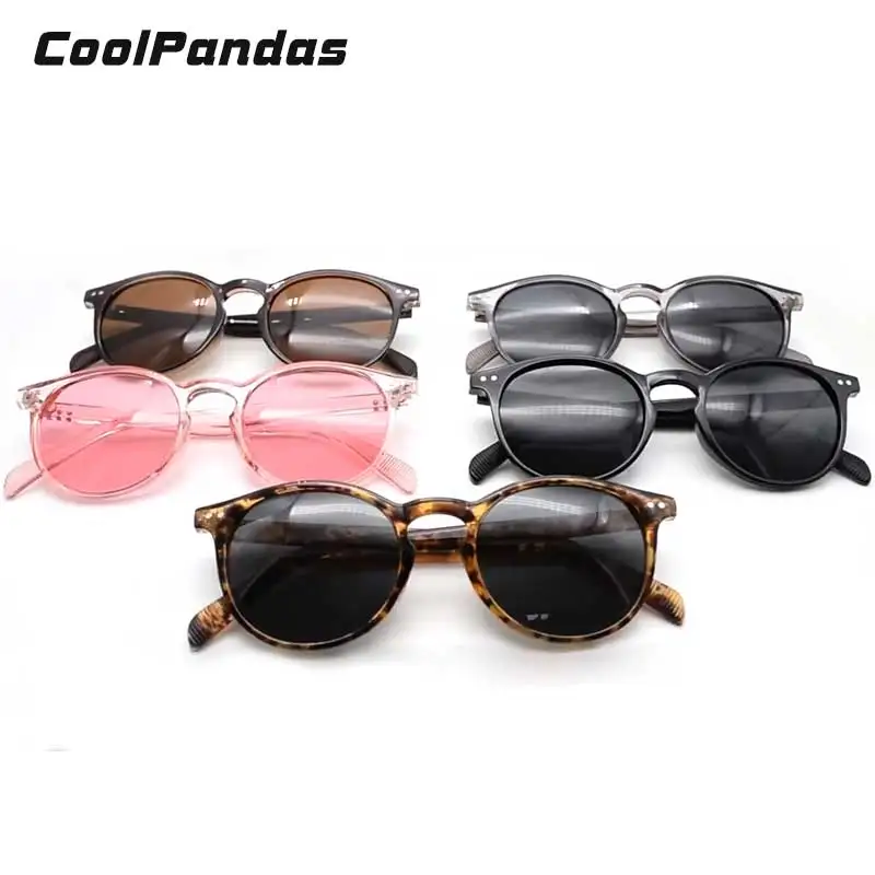 2022 Luxury Brand Designer Women Sunglasses Polarized Round Brown Leopard frame Lady Sun Glasses Female Driving Oculos De Sol