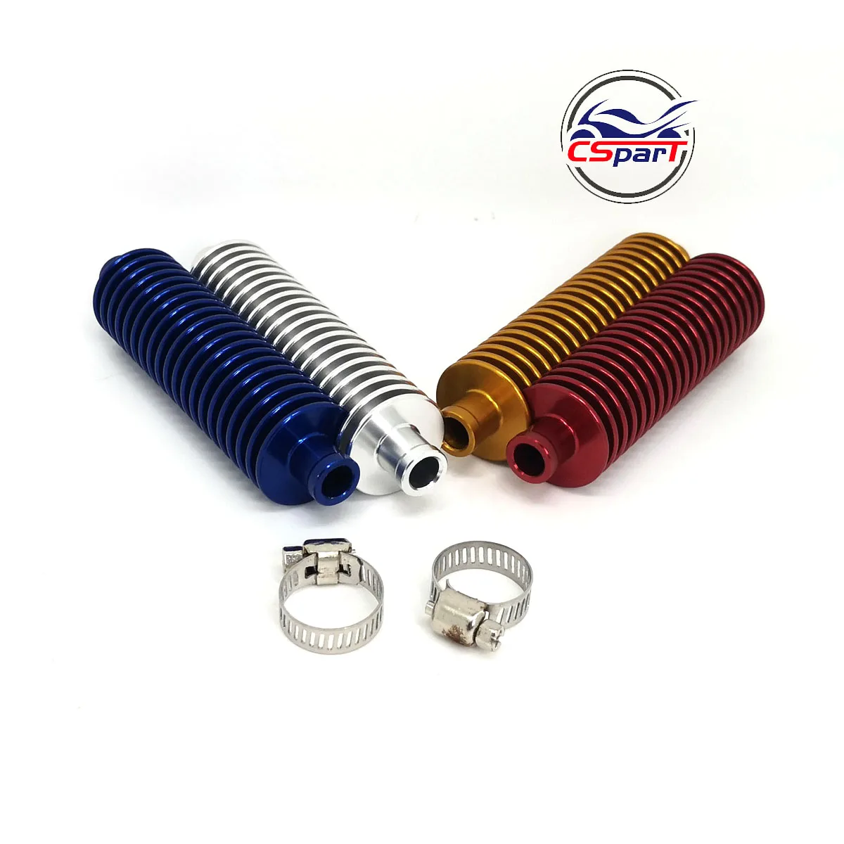 CNC  Long Aluminum Radiator for water cooled bike 39CC 49CC MT A4 Blata ZPF Polini   Engine Bike 118mm