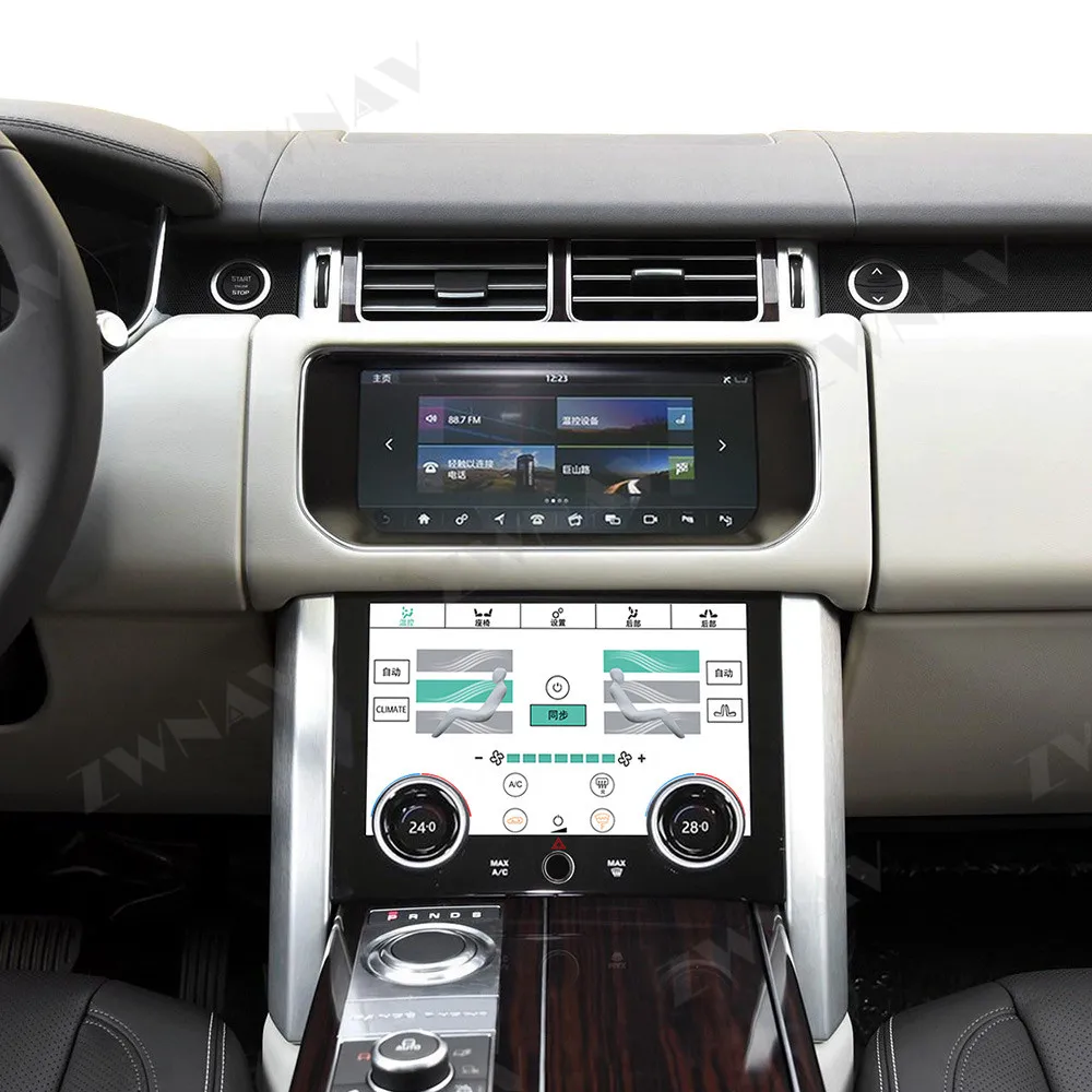 

For Land Rover Range Rover Executive Edition 2013-2017 Air Condition Control Touch LCD Screen Original Car AC Panel With Knob