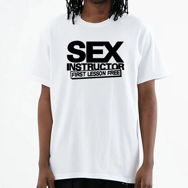 Sex Instructor Funny Creative Mens Men T Shirt Mens Tshirt New Short Sleeve O Neck Cotton Casual T-shirt Top Tee Plus Size view 2