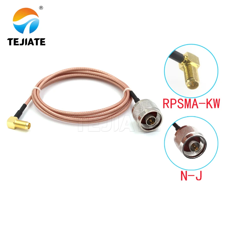 

1PCS TEJIATE Adapter Cable B To SMA Type N-J Convert RPSMA-KW 8-90CM 1M 1.5M 2M Length Connector RG316 Wire