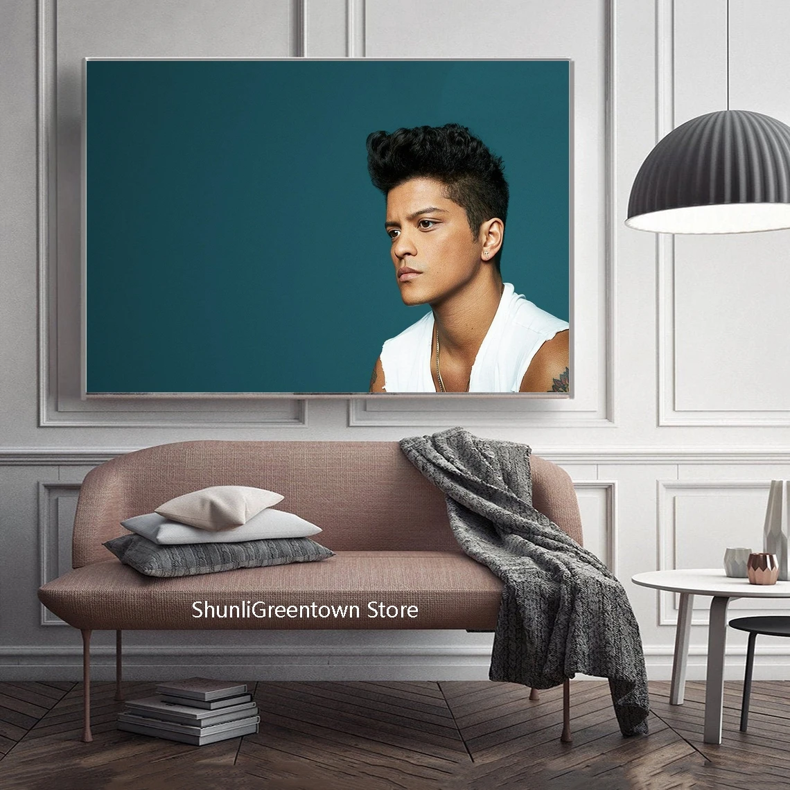 Bruno Mars Poster Music Singer Star Art Photo Canvas Poster Print  Home Decor Wall Painting (No Frame)