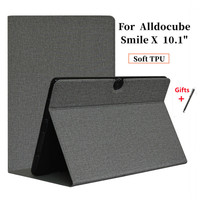 Newest Case Cover for Alldocube Smile X 10.1 Inch Tablet Pc Stand Pu Leather Case for SMILE X + Film Gifts