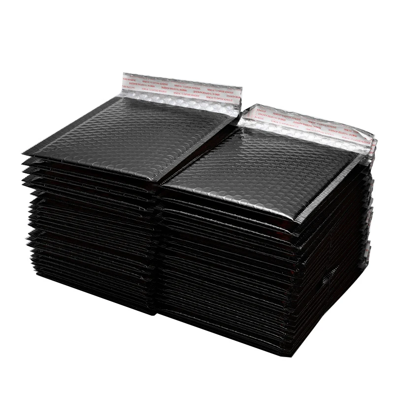 50pcs /Lot Gold Paper Bubble Padded Mailers Envelopes Gift Bag 150x180mm Bubble Packaging Shipping Bags Mailing Envelope Bag