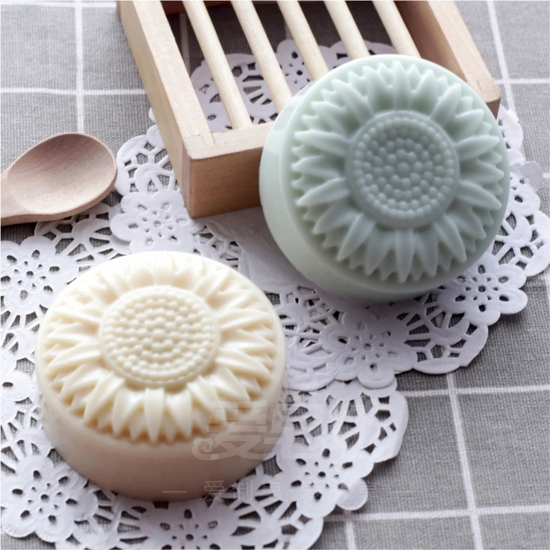 6-cavity Daisy Flower DIY Handmade Soap Silicone Mold Recommended Soap Silicone Mold Soap Stome Mold Fondant Tools Cake Decors