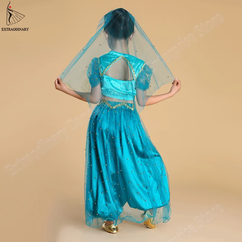 Jasmine Costume Women Aladdin Halloween Outfit Belly Dance Princess Jasmine Costume Adults Festival Arabian  Party Cosplay