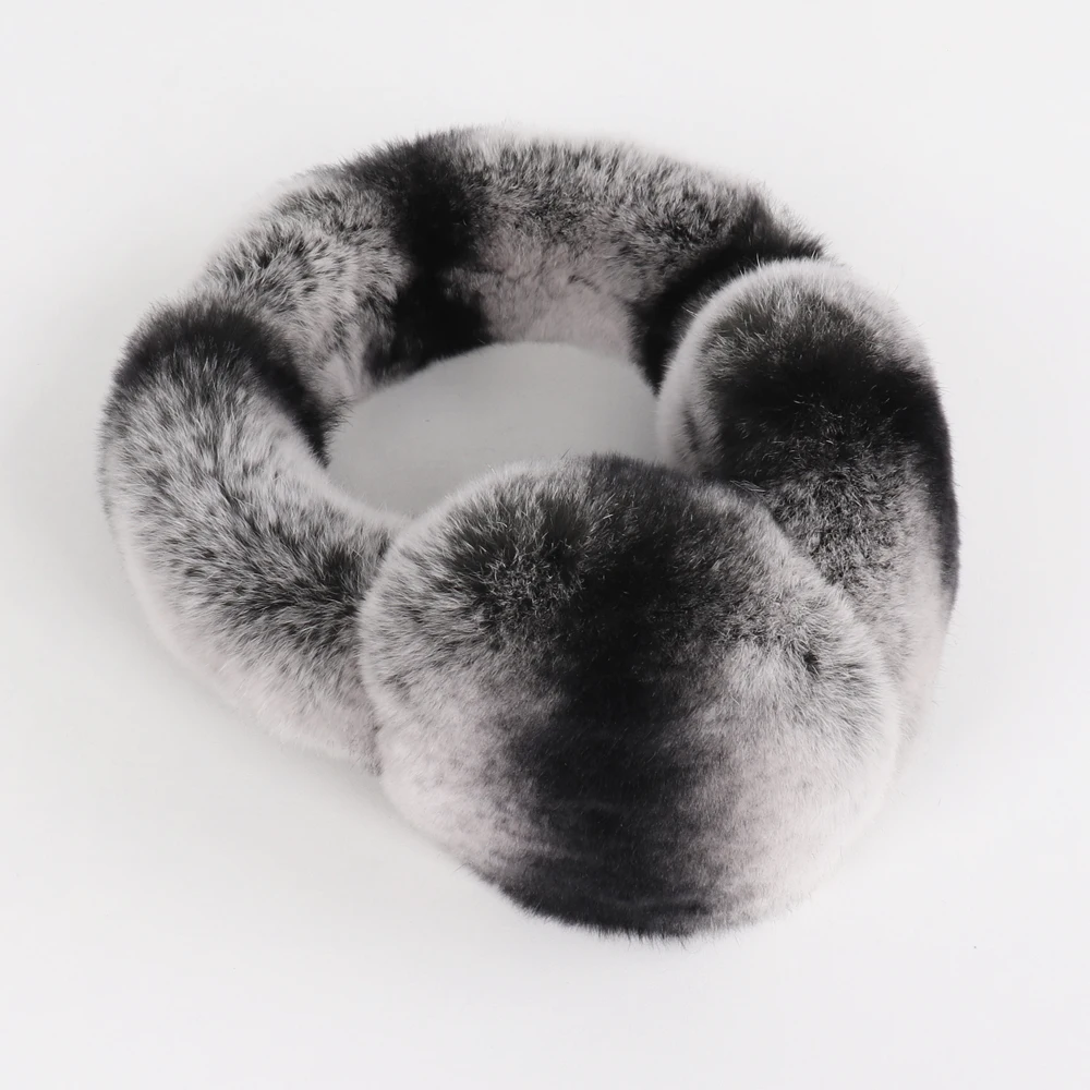 Winter Outdoor Windproof Women Real Rex Rabbit Fur Earmuffs Rex Rabbit Fur Earmuff Lovely Girl Genuine Rex Rabbit Fur Ear-caps