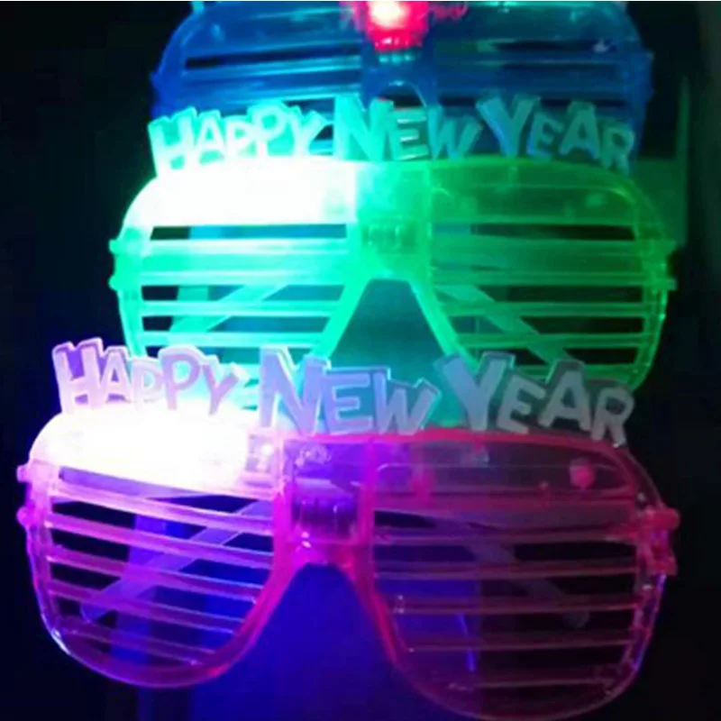 Flashing Led Glasses Luminous Light Up Gift Glowing Headband New Year's Eve Party Supplies 2020 Christmas