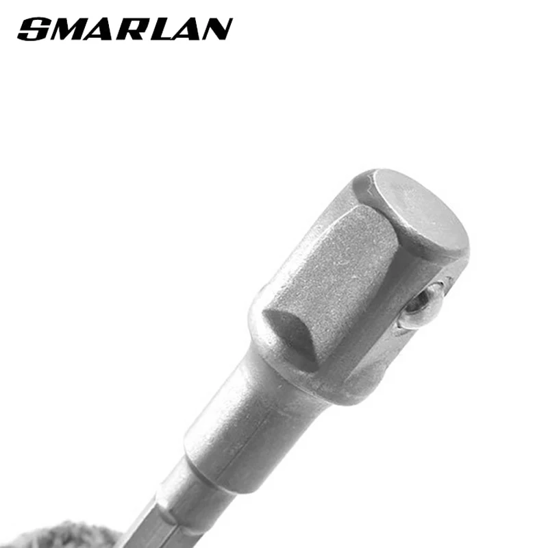 SMARLAN 8 sztuk na zestaw rękaw korbowód gniazdo głowicy Adapter udarowe wiertło z uchwytem sześciokątnym bity zestaw prętów 1/4 "3/8" 1/2 "bity mocy