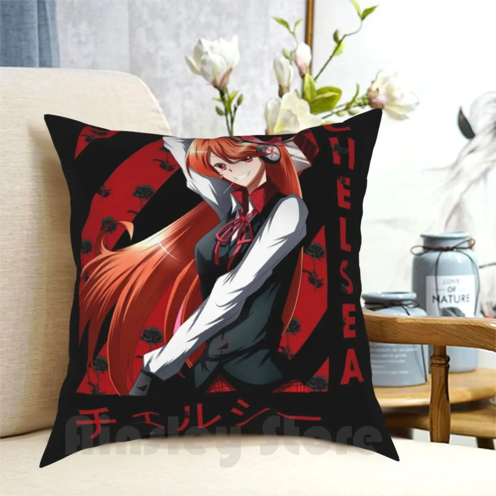 Pillow Case Printed Home Soft DIY Pillow cover Akame Ga Kill Akame Ga Kill Anime Anime Rubster21 Manga Manga Waifu Waifu