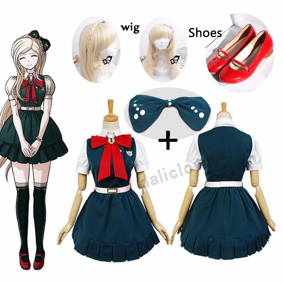 Anime Super Danganronpa 2: Sayonara Zetsubo Sensei Gakuen Sonia Nevermind Cosplay Costumes Wig Halloween For Women Custom Made