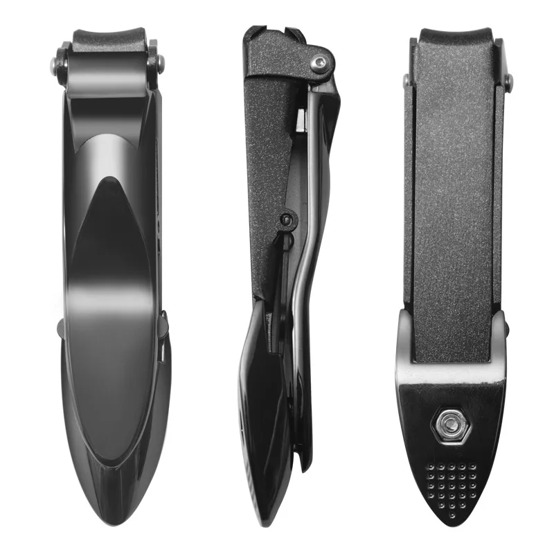 Aço inoxidável Nail Clipper Set, Ferramenta de Manicure, Anti Splash File, Finger Cutter, Designer Catcher, Ingrown Toenail Scissors, Pedicure