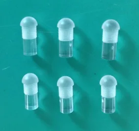 

100PC Clear color waterproof LIGHT PIPE FOR 4MM Led Diode LED Tube Lampshade Replace LLP-2011