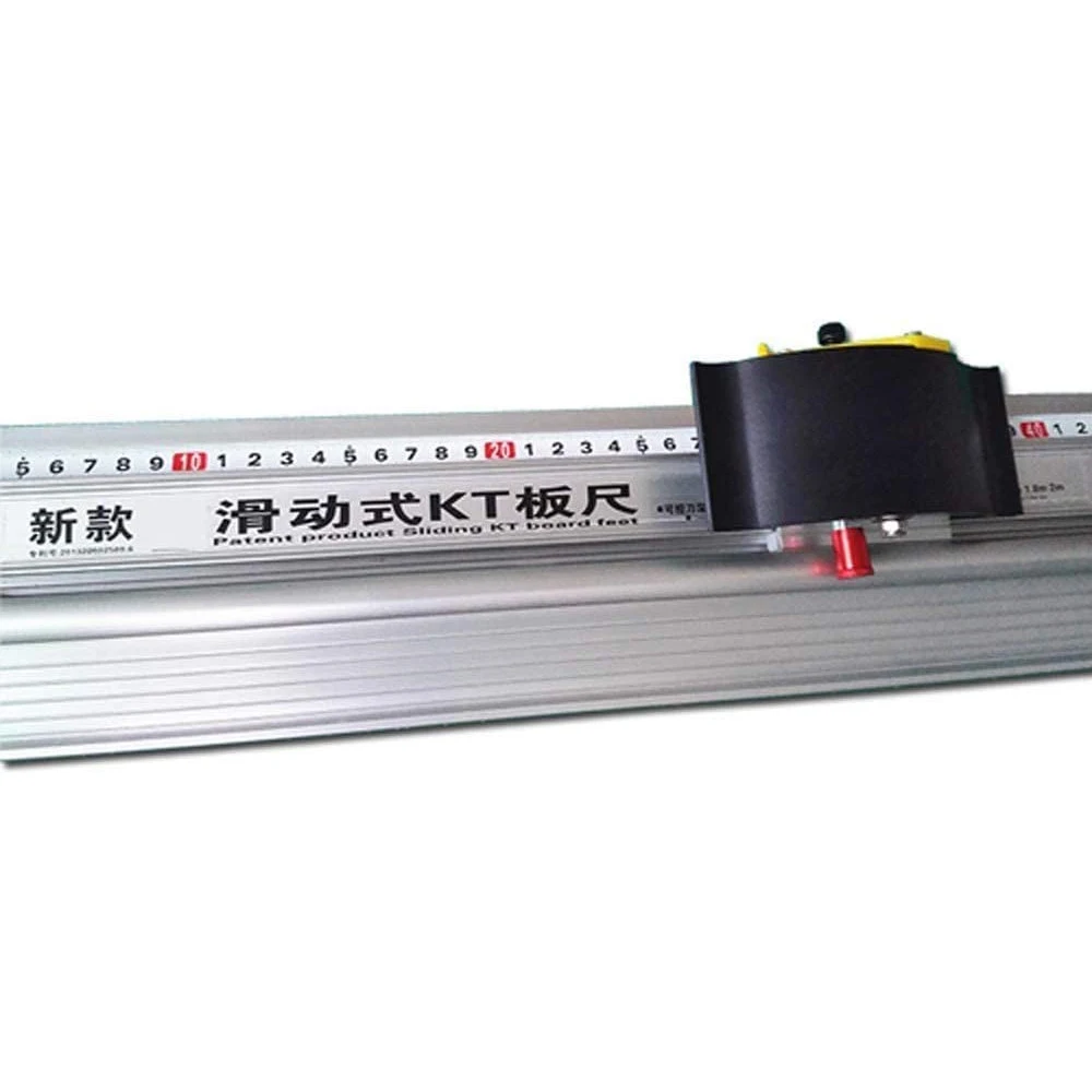 New Kt Board Pvc Board Manual Cutting Ruler Aluminum Alloy Anti-skid Positioning Cutting Ruler Cutting Track Woodworking  Tool