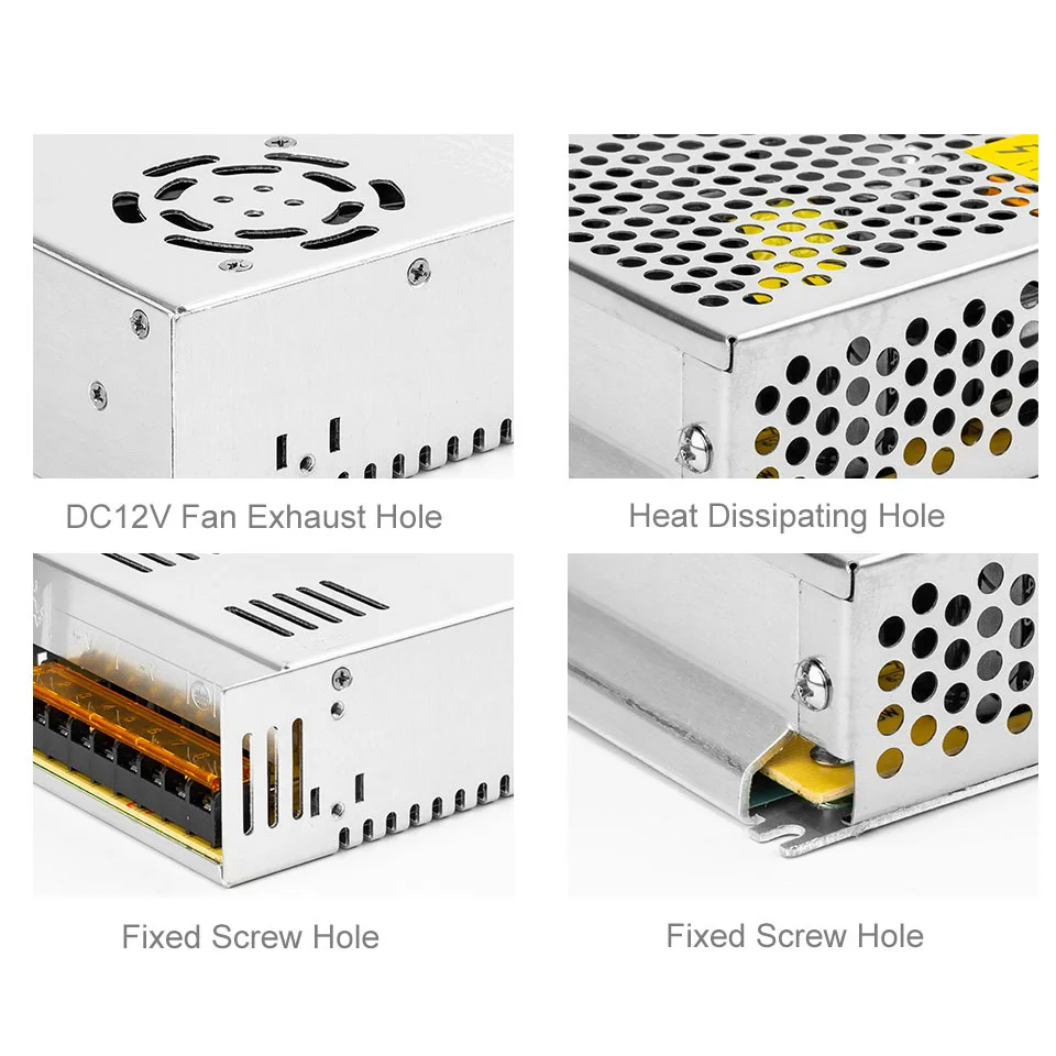 5V 12V 24V Anahtarı LED Güç Kaynağı Trafosu WS2812B SK6812 1A 2A 3A 5A 6.5A 8.5A 10A 12.5A 16.5A 20A 25A 30A 40A 50A 60A