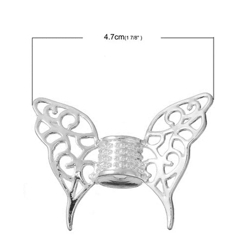 DoreenBeads Fashion Zinc Based Alloy Spacer Beads Butterfly Animal Gold Color Wing Style Jewelry DIY Findings, 3 PCs