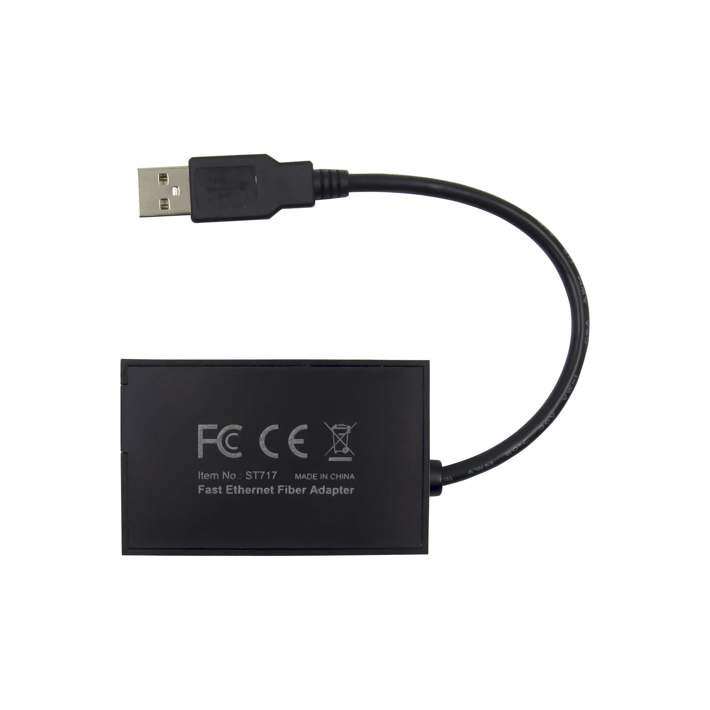 USB2.0 Fast ethernet fiber adapter sfp AISX AX88772C USB A to Single Optical Port SFP Optical Fiber LC