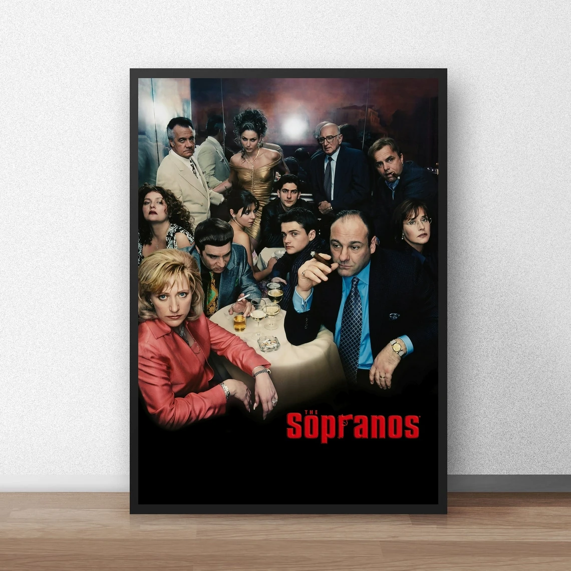 Sopranos Classic Movie Poster Canvas Art Print Home Decoration Wall Painting ( No Frame )