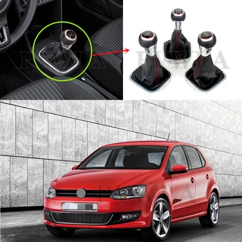5/6 Speed Manual Stick Gear Shift Knob For VW Polo 2009 2010 2011 2012 2013 2014 2015 2016 2017