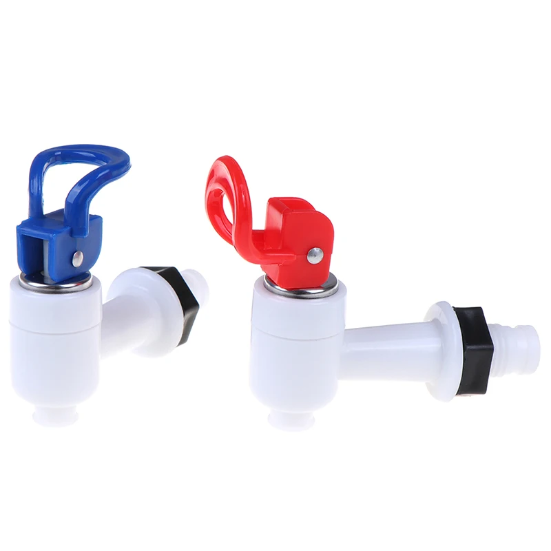 2pcs Universal Size Push Type Plastic Water Dispenser Faucet Tap Replacement Home Essential Drinking Fountains Parts
