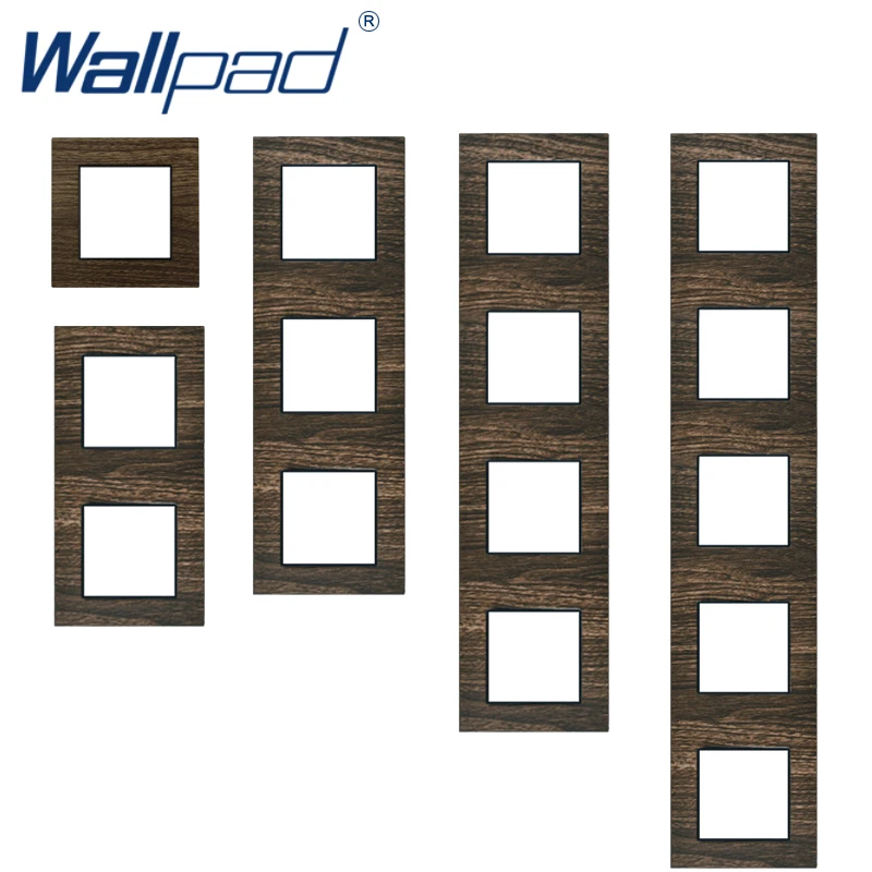 Wallpad Metal Wood Panel Aluminium Material Wood Design Frame Hotel Frame Only