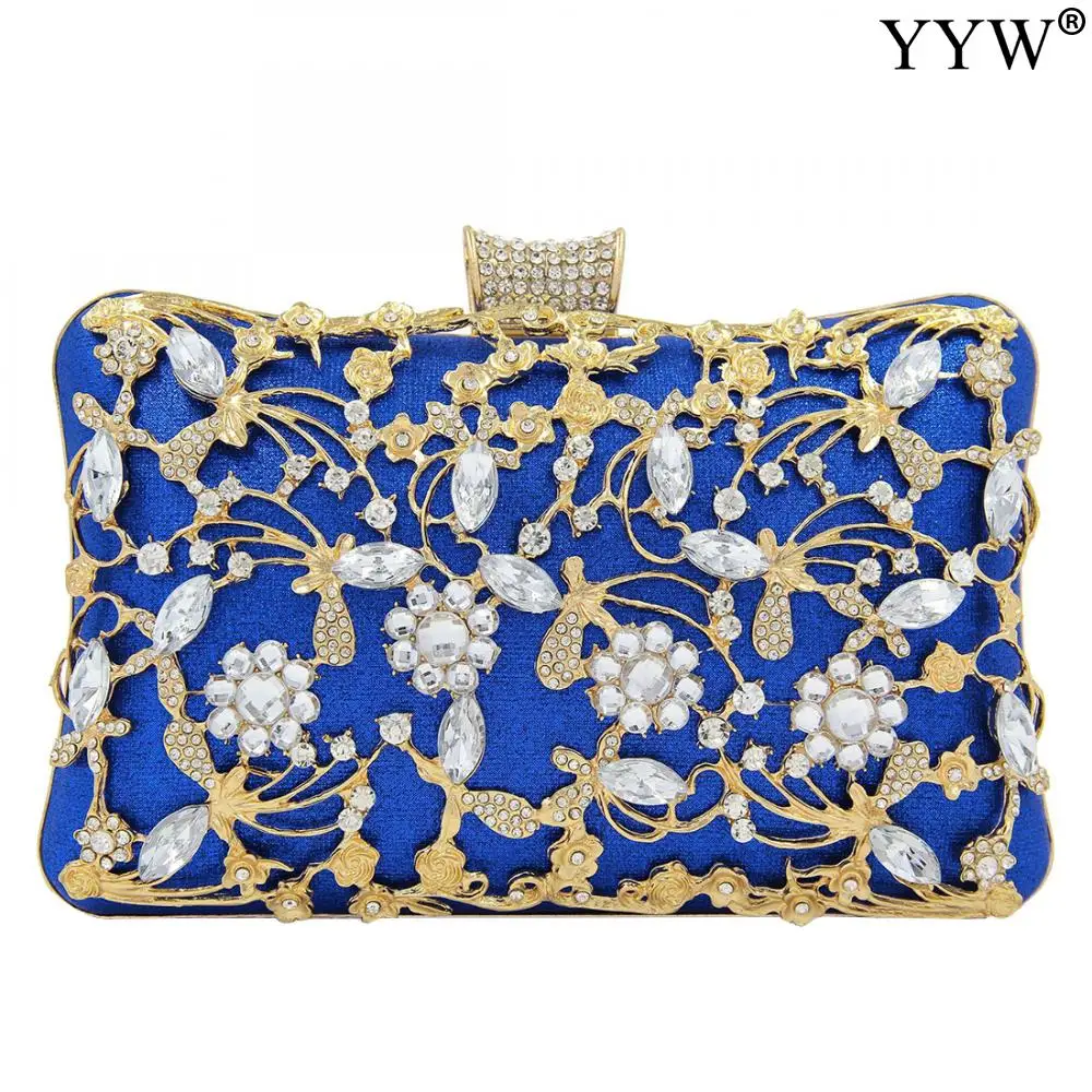 Evening Clutch Bag Party Wedding Crystal Clutches Purse Crossbody Bags For Women Luxury Chain Shoulder Bag With Rhinestone Sac