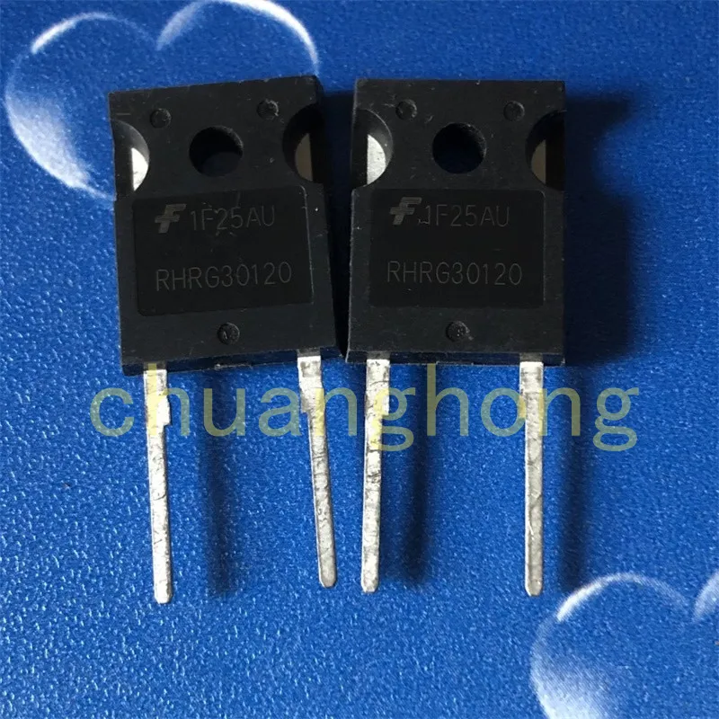 

1Pcs/Lot Original New RHRG30120 30A 1200V Fast Recovery Rectifier Tube TO-247 RURH30120