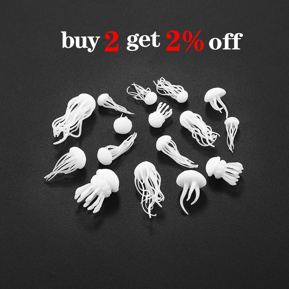 Mini Jellyfish Crystal Epoxy Ocean Modeling Filler DIY Crafts Filling Supplies UV Accessories Decoration Materials Jewelry image 2