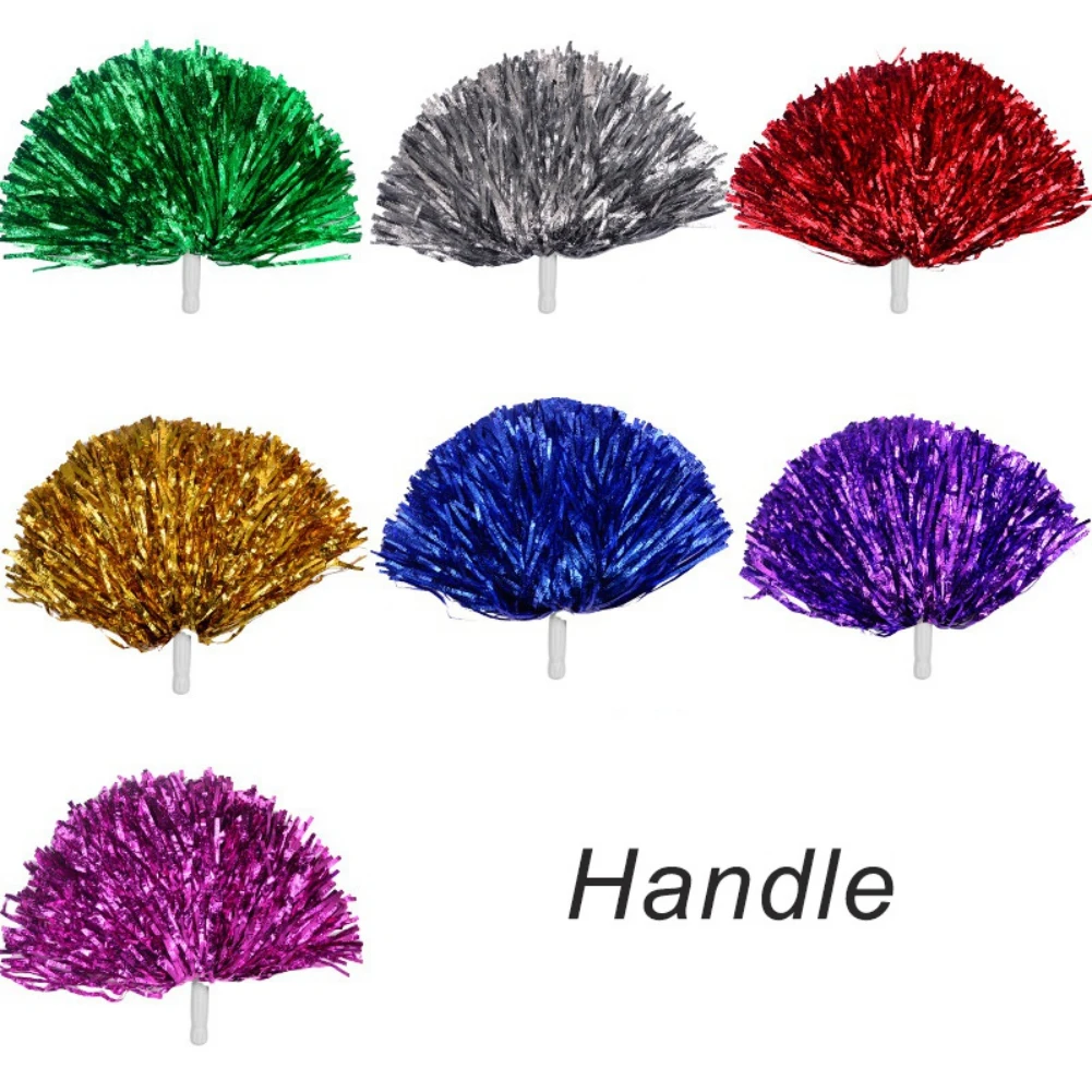 

2PCS Cheer Dance Sport Competition Cheerleading Pom Poms Flower Ball cheering dance pom aerobics sports item Supply 30CM