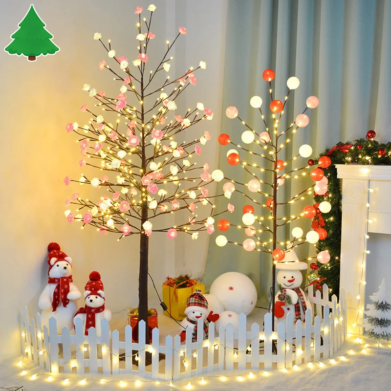 

Home Decor 1.5m Christmas Tree With Led Light Large Artificial Christmas Trees Xmas Decoration New Year Mini Tree Ornaments Gift