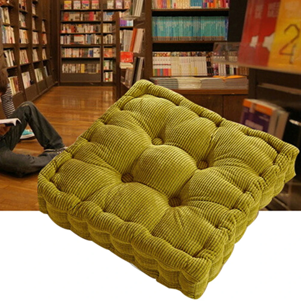 Thickening Anti-skid Cotton Chair Cushion Tatami Seat Pad Soft Office Chair Cushions Car Sit Mat Winter Cushion Throw Pillow