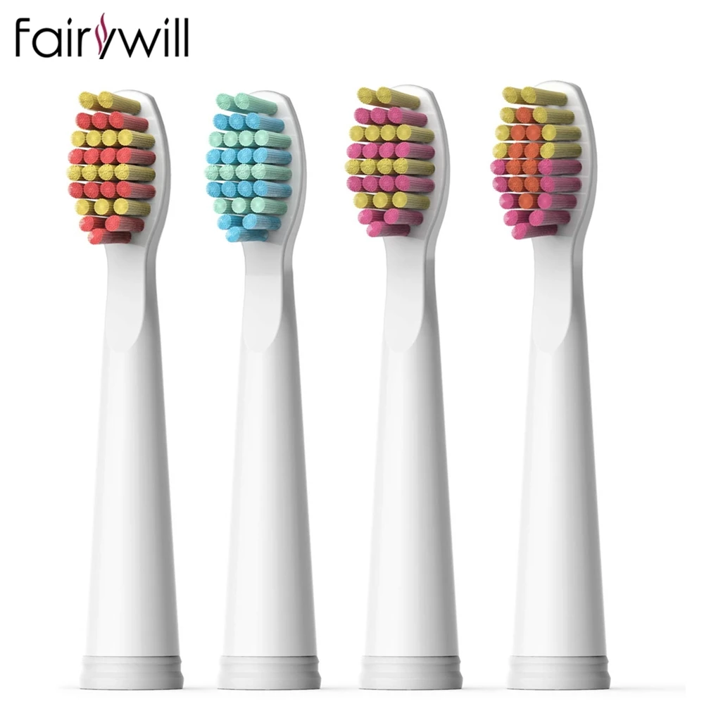 Original Fairywill Electric Sonic Toothbrushes Replacement Head Toothbrush 8 heads Sets for FW-507 FW-508 FW-917 Head Toothbrush