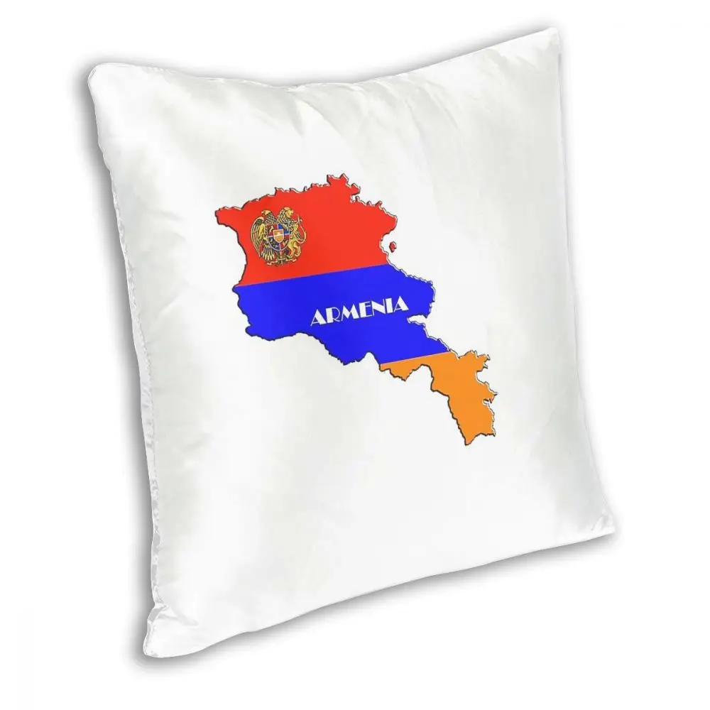 Republic Of Armenia Square Pillow Case Throw Pillow Armenian Flag Funny Pillowcover Home Decor