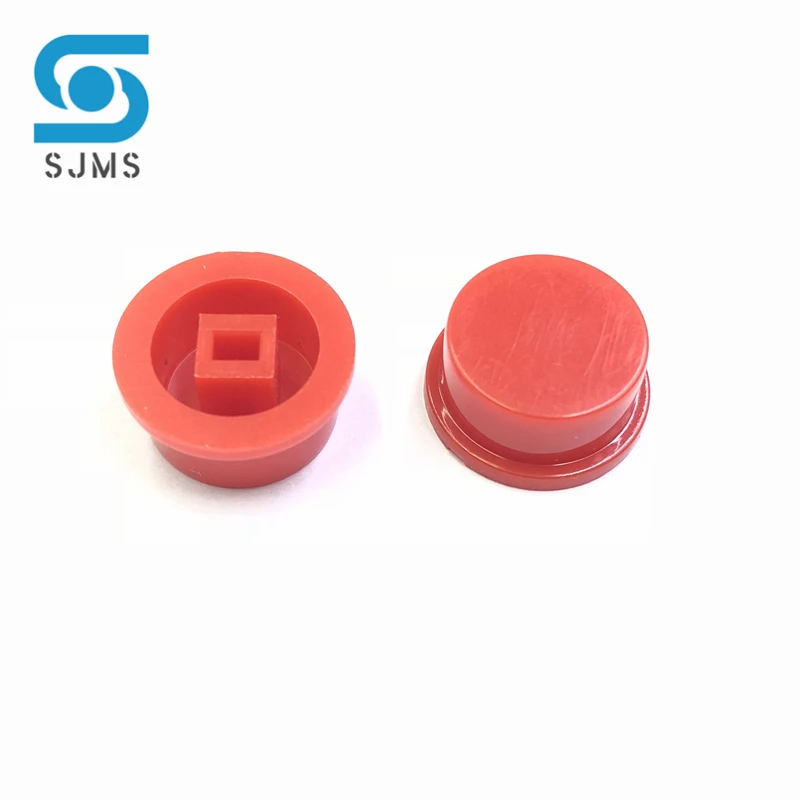 50pcs A03 Micro Tactile Push Button Switch Cap Fit for 5.8*5.8 7*7 8*8* 8.5*8.5mm Reset Self-locking Switchs 15.8*7.4MM